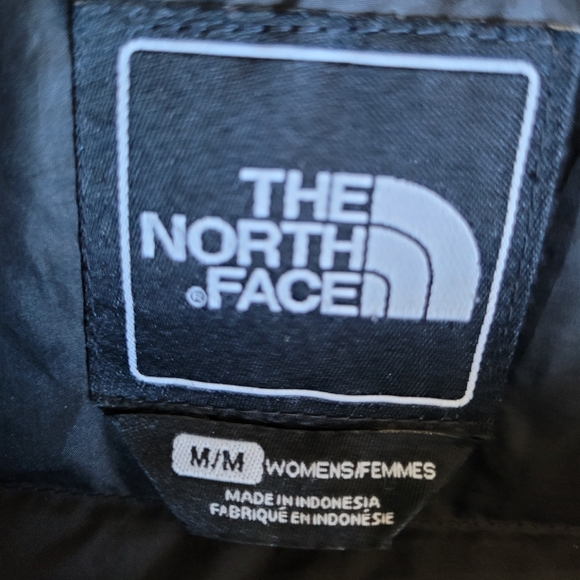 North Face Goose down belted Parka coat Size M - Picture 5 of 15